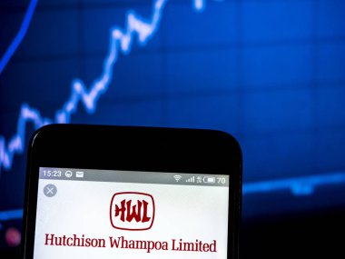 Resimde görülen bir Hutchison Whampoa Limited logo fotoğraf görüntüleme