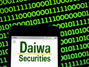 B fotoğraf illüstrasyon Daiwa Securities Group Inc logo gördüm