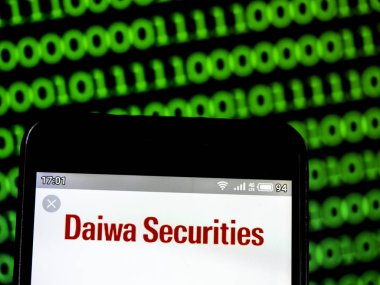 B fotoğraf illüstrasyon Daiwa Securities Group Inc logo gördüm
