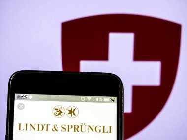 Bu fotoğraf resimde bir Lindt & Sprungli AG logosu görüldü DISP