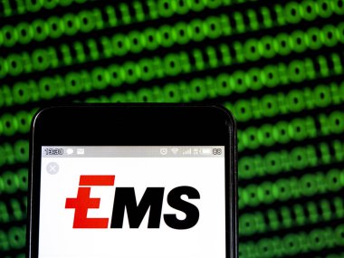 Bu fotoğraf resimde bir EMS-Chemie Holding logosu Displ görüldü