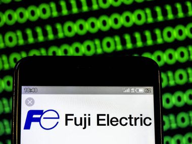 Bu fotoğraf resimde bir Fuji Electric Co, Ltd logosu d görüldü