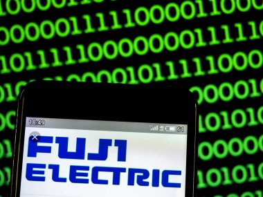 Bu fotoğraf resimde bir Fuji Electric Co, Ltd logosu d görüldü