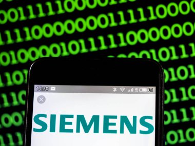 Bu fotoğraf resimde bir Siemens AG logosu görüldüğü görüldü