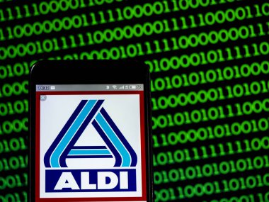 Bu fotoğraf resimde bir aldi logosu bir smar görüntülenen görüldü