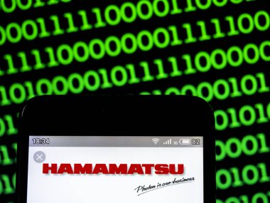 Bu fotoğraf resimde bir Hamamatsu Photonics K.K. logosu görüldü