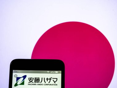 Bu fotoğraf resimde bir Hazama Ando Corporation logosu görüldü d