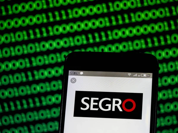 Ezen a fotábrán egy Segro PLC logó látható a — Stock Fotó