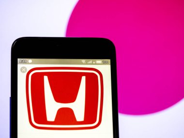 Bu fotoğraf resimde bir Honda Motor Co, Ltd logosu dis görüldü