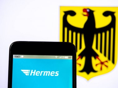 Bu fotoğraf illüstrasyon bir Hermes Logistik Gruppe Deutschland 