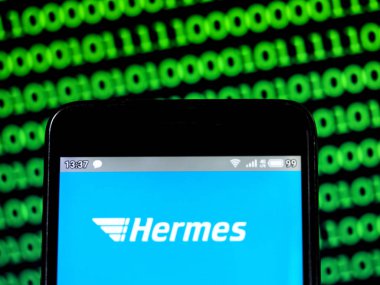 Bu fotoğraf illüstrasyon bir Hermes Logistik Gruppe Deutschland 