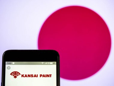 Bu fotoğraf illüstrasyon bir Kansai Paint Co, Ltd logosu di görüldü