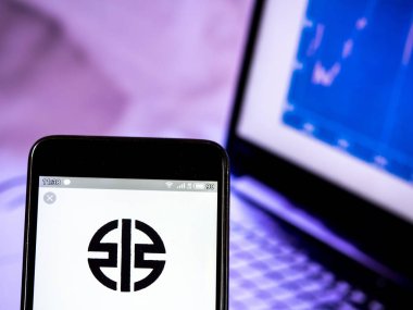 Bu fotoğraf illüstrasyon bir Kawasaki Heavy Industries Ltd. log