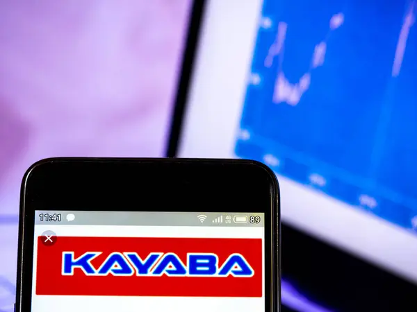 Na této fotce je znázorněno logo Kayaba Industry (displaye) — Stock fotografie