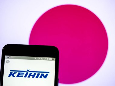 Bu fotoğraf illüstrasyon bir Keihin Corporation logosu displa görüldü