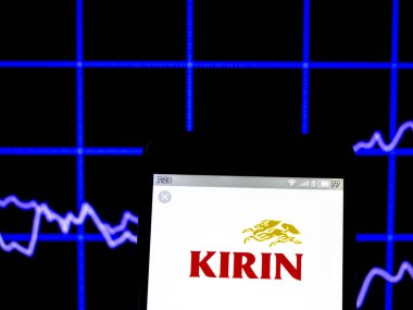 Bu fotoğraf illüstrasyon bir Kirin Company, Limited logosu di görüldü