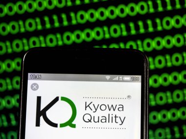 Bu fotoğrafta bir Kyowa Hakko Kirin Co, Ltd logo se