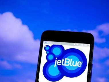 Bu fotoğraf resimde JetBlue Airways logosu DISP görüldü
