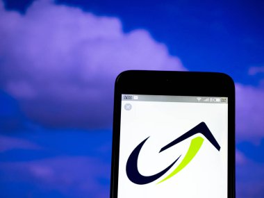 Bu fotoğraf resimde Via Airlines logosu görüldü ekran