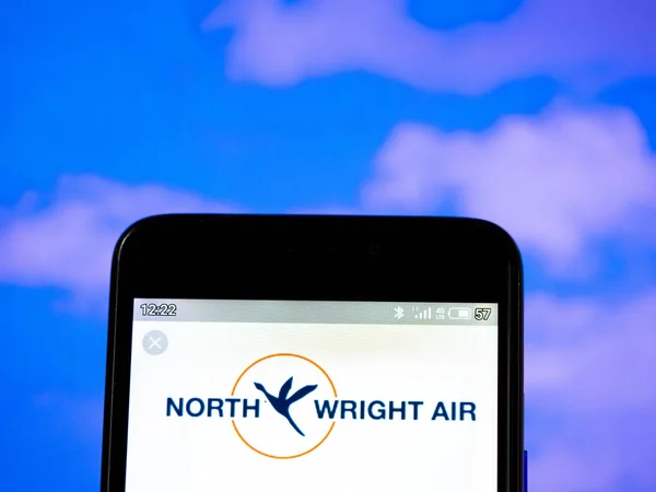 Σε αυτή τη φωτογραφία απεικονίζεται το λογότυπο του βόρειου Ράιτ Airways — Φωτογραφία Αρχείου