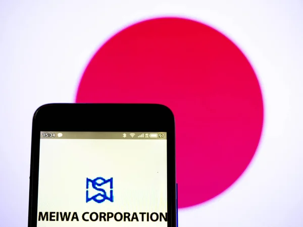 In questa foto illustrazione si vede il logo della Meiwa Corporation — Foto Stock