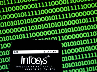 Bu fotoğraf illüstrasyoninfosys Limited logosu disp görülür