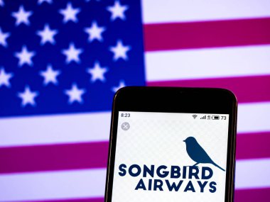 Bu fotoğraf illüstrasyonsongbird Airways (eski Sky Ki