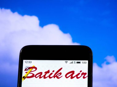 Bu fotoğraf illüstrasyonda Batik Air logosu görülmektedir 