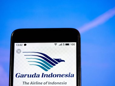  Bu fotoğraf illüstrasyongaruda Endonezya Havayolları logosu i