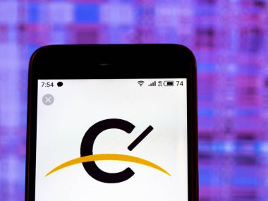 Bu fotoğraf illüstrasyonda Centrosolar Group Ag logosu görülmektedir