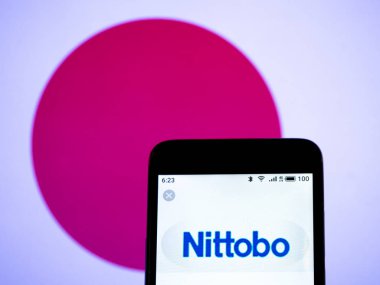 Bu fotoğraf illüstrasyonda Nitto Boseki Co, Ltd logosu se olduğunu