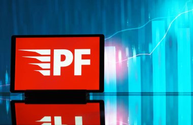 Almanya - 3 Mart 2024: Bu resimde, Performans Gıda Grubu logosu bir tablette sergileniyor