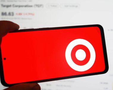 Almanya - 22 Eylül 2025: Bu resimde Hedef Şirket logosu akıllı telefon ekranında gösteriliyor