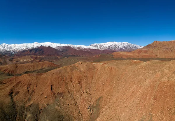 アフリカのモロッコのアトラス山脈の空中風景 — ストック写真