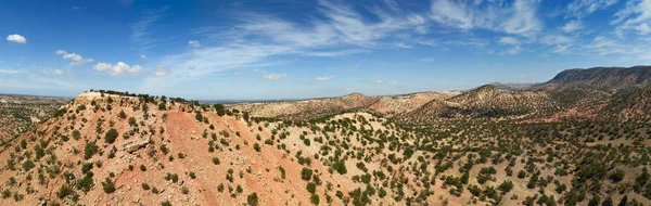 Panorama Aereo Delle Montagne Con Alberi Argan Nel Loro Habitat — Foto Stock