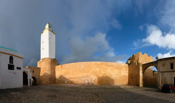 Velká Mešita Starodávném Portugalském Městě Jadida Maroko Panorama — Stock fotografie