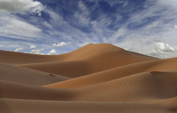 Grandi Dune Sabbia Nel Deserto Del Sahara — Foto Stock