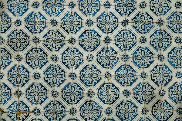 Old portugal tiles background texture — Stock Photo, Image