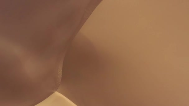 戈壁沙漠沙丘的空中俯瞰 — 图库视频影像