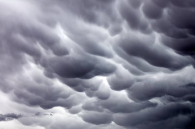 Mammatus clouds sky background clipart