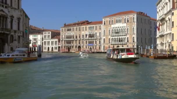 Venice Itália Circa Maio 2017 Vista Veneza Partir Barco Navegando — Vídeo de Stock