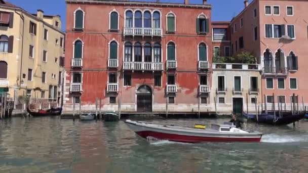 Venise Italie Circa Mai 2017 Vue Venise Depuis Bateau Naviguant — Video