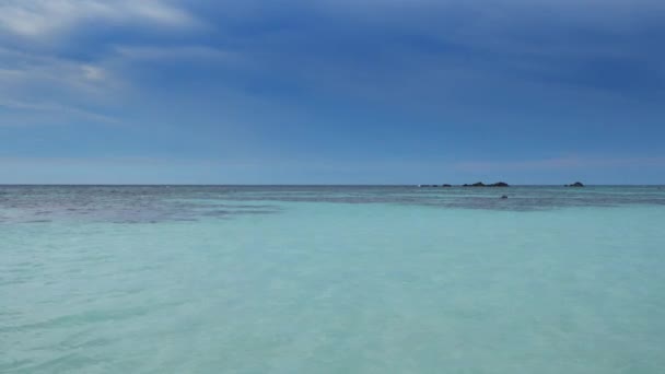 Paysage Avec Mer Ciel Orageux Thaïlande — Video