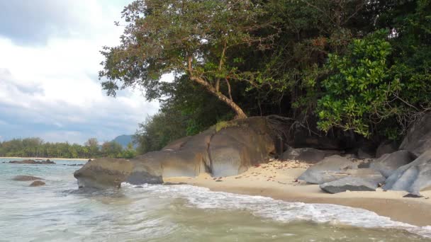 Schoonheid Natuur Landschap Met Strand Zee Khao Lak Thailand — Stockvideo