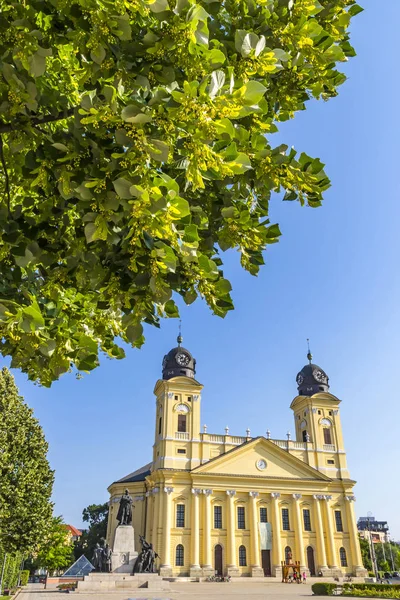 Büyük Kilisesi Şehirde Debrecen Macaristan — Stok fotoğraf