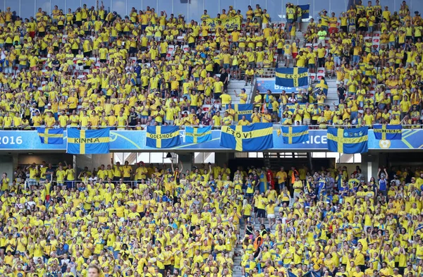 ニース フランス 2016 Tribunes のアリアンツ スタッド ニース Uefa Euro 2016 — ストック写真