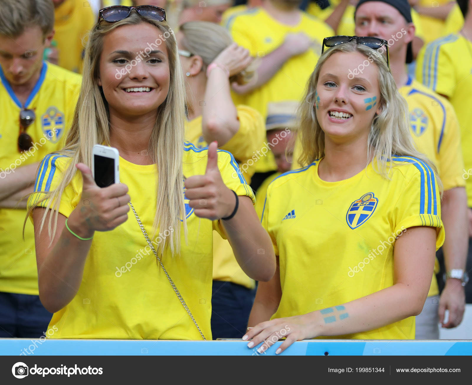 Nice France June 16 Swedish Fans Have Fan Uefa Euro Stock Editorial Photo C Katatonia