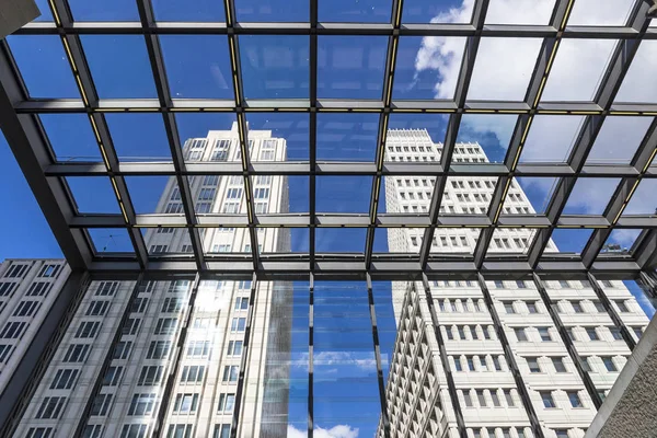 Berlín Německo Září 2017 Vstup Potsdamerplatz Nádraží Bahnhof Náměstí Potsdam — Stock fotografie