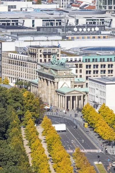 Brandenburger Tor Porta Brandemburgo Dos Marcos Mais Famosos Berlim Alemanha — Fotografia de Stock