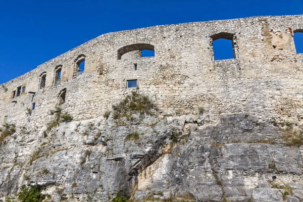 Mauern Der Zipser Burg Spissky Hrad Slowakei Eine Der Größten — Stockfoto